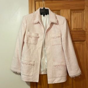 Light pink tweed blazer